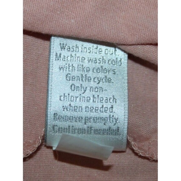 Lauren Conrad Womens Diagonal Chiffon Ruffled Stripes Cafe Creme Knit Tee XL New - Picture 7 of 7